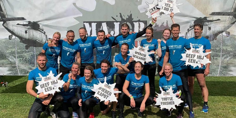 Groepsfoto Bootcamp Obstacle Run 2019 FitmetDylan