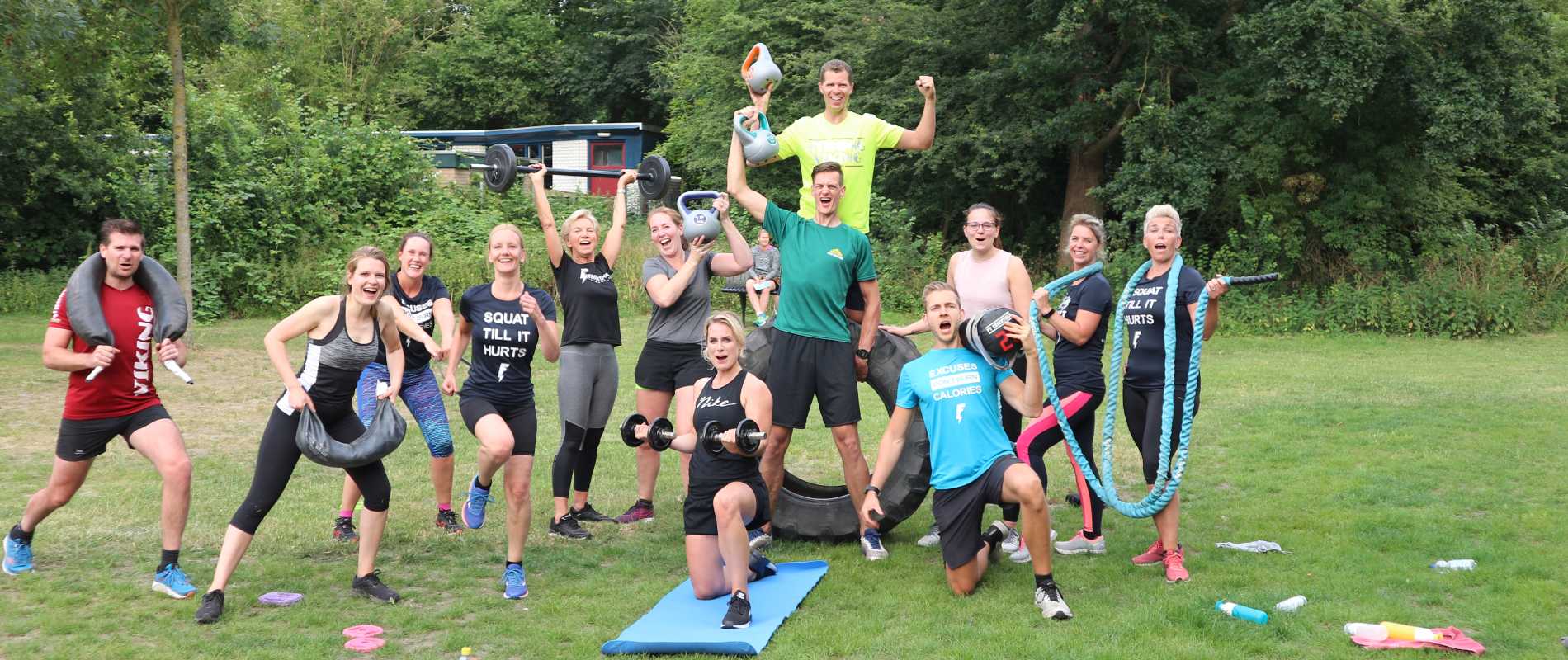 Power Bootcamp Alkmaar FitmetDylan buiten sporten Heiloo