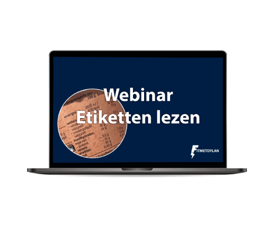 Webinar etiketten lezen - praktische tips & tricks - FitmetDylan